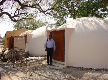 3 joined 20ft domes, Mess at National Security Guards headquarters in Palam, Delhi