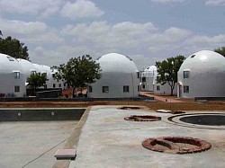 Swimming pool and on-site sewage treatment system